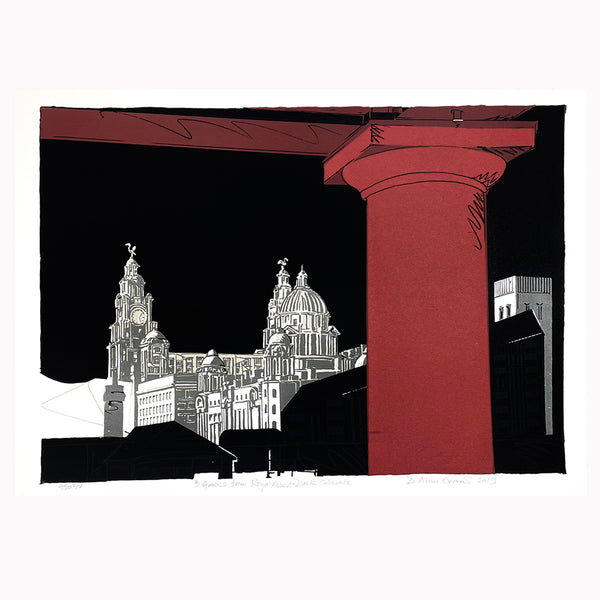3 Graces print from Albert Dock Colonnade by Alun Evans