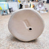 base of contemporary ceramci botanical sculpture by Michelle Young Hares at Bluecoat Display Centre showing makers mark