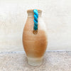 Bottle Vase featuring Twisted Blue Handle by John Kershaw