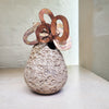 Contemporary ceramic and copper vessel by Sarah Kirk
