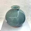 ‘Fake’ Celadon Bottleneck Budvase by contemporary ceramicist Daniel Smyth