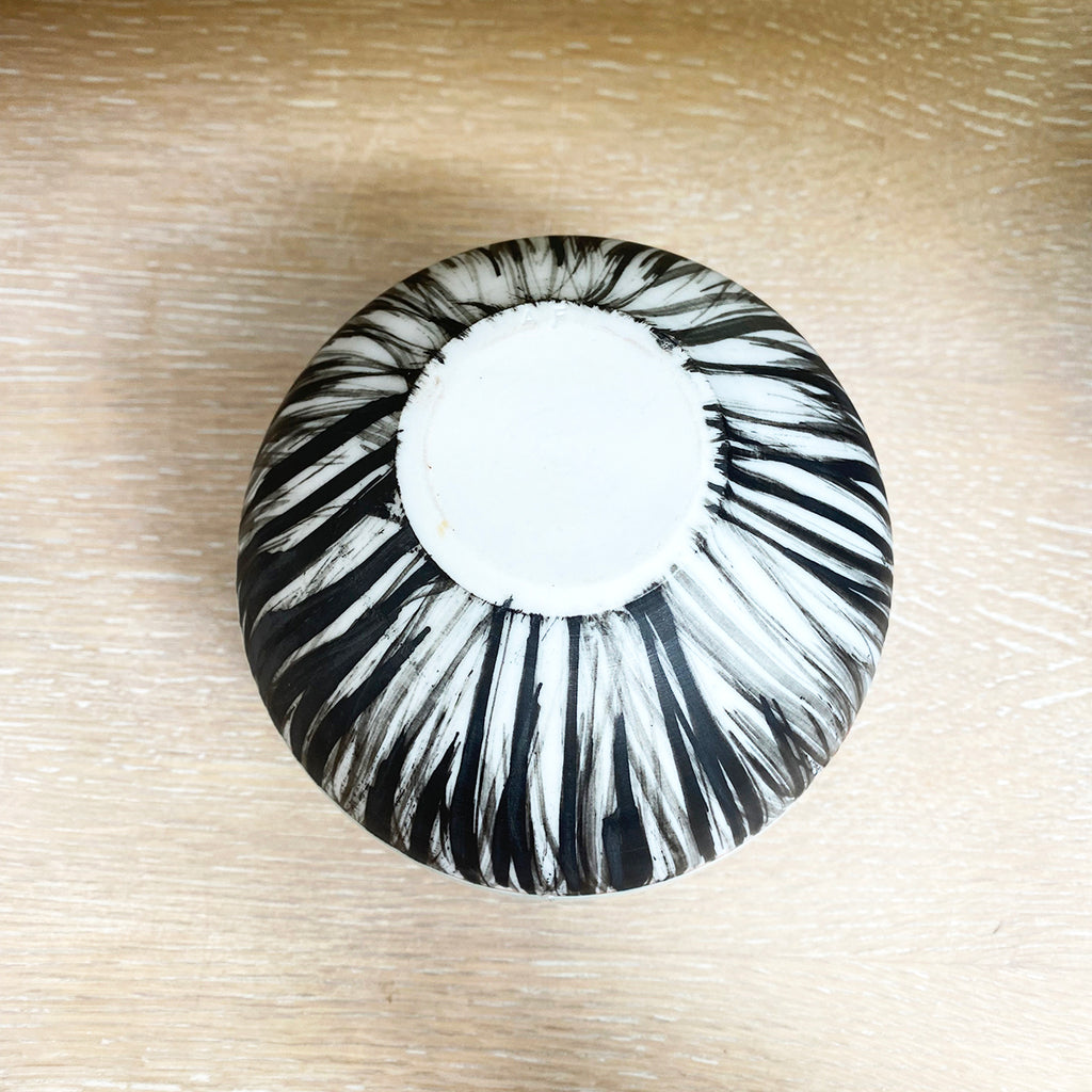 Base of small round vase by Irish contemporary ceramicist Adam Frew 