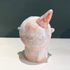 back view of Small Ceramic Head with Cone by contemporary ceramicist Chris Turrell