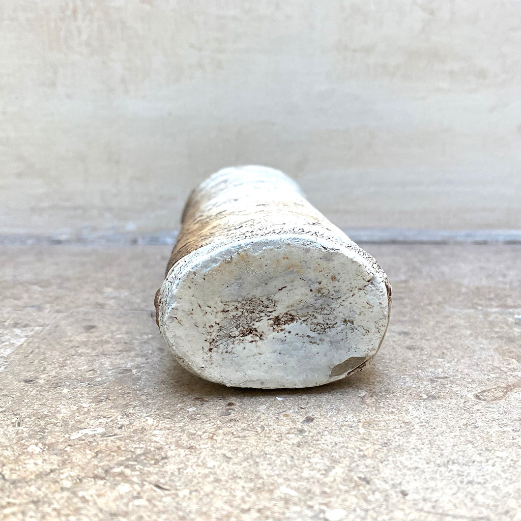 Base view of a Stoneware flat vase by contemporary ceramicist John Kershaw to buy from Bluecoat Display Centre