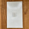 the back of Handmade glass cyanotype by Verity Pulford showing the hanging fixture