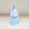 Right side view of Ceramic vase with textured surface - wide woodland bottle by kirsti hannah brown contemporary ceramicist at Bluecoat Display Centre