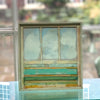 beautiful painting of a window scene by Irish artist Clement McAleer photographed at The Bluecoat Display Centre